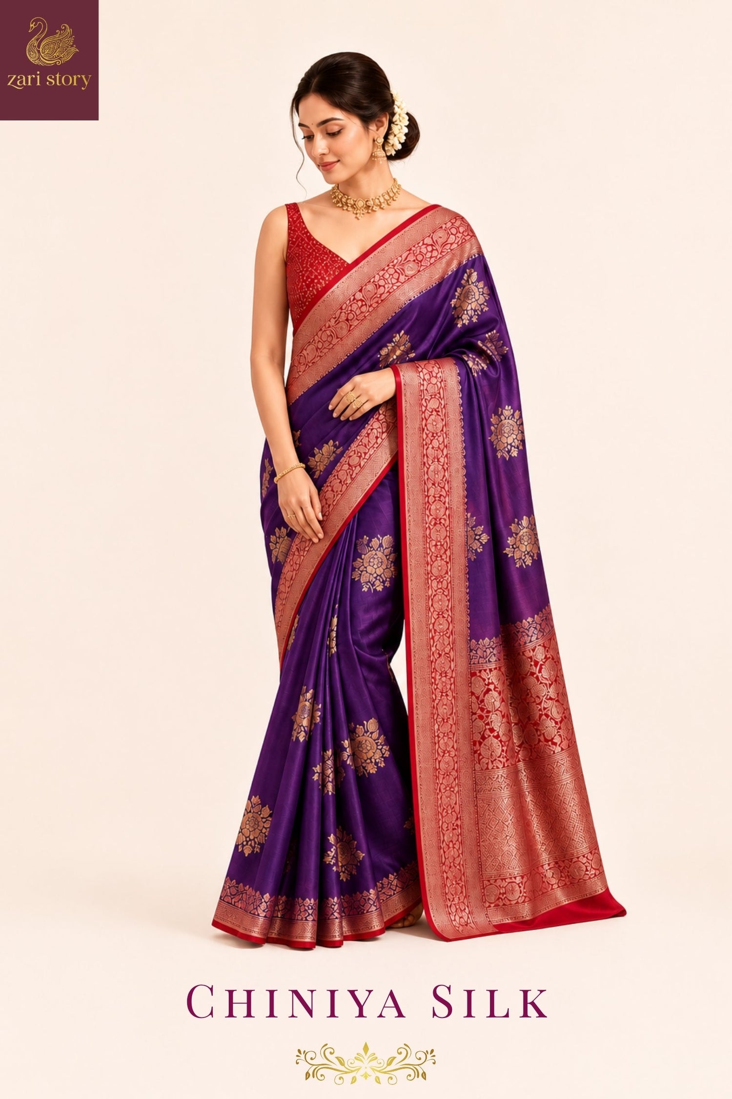 ✨ CHINIYA SILK BANARASI SAREES