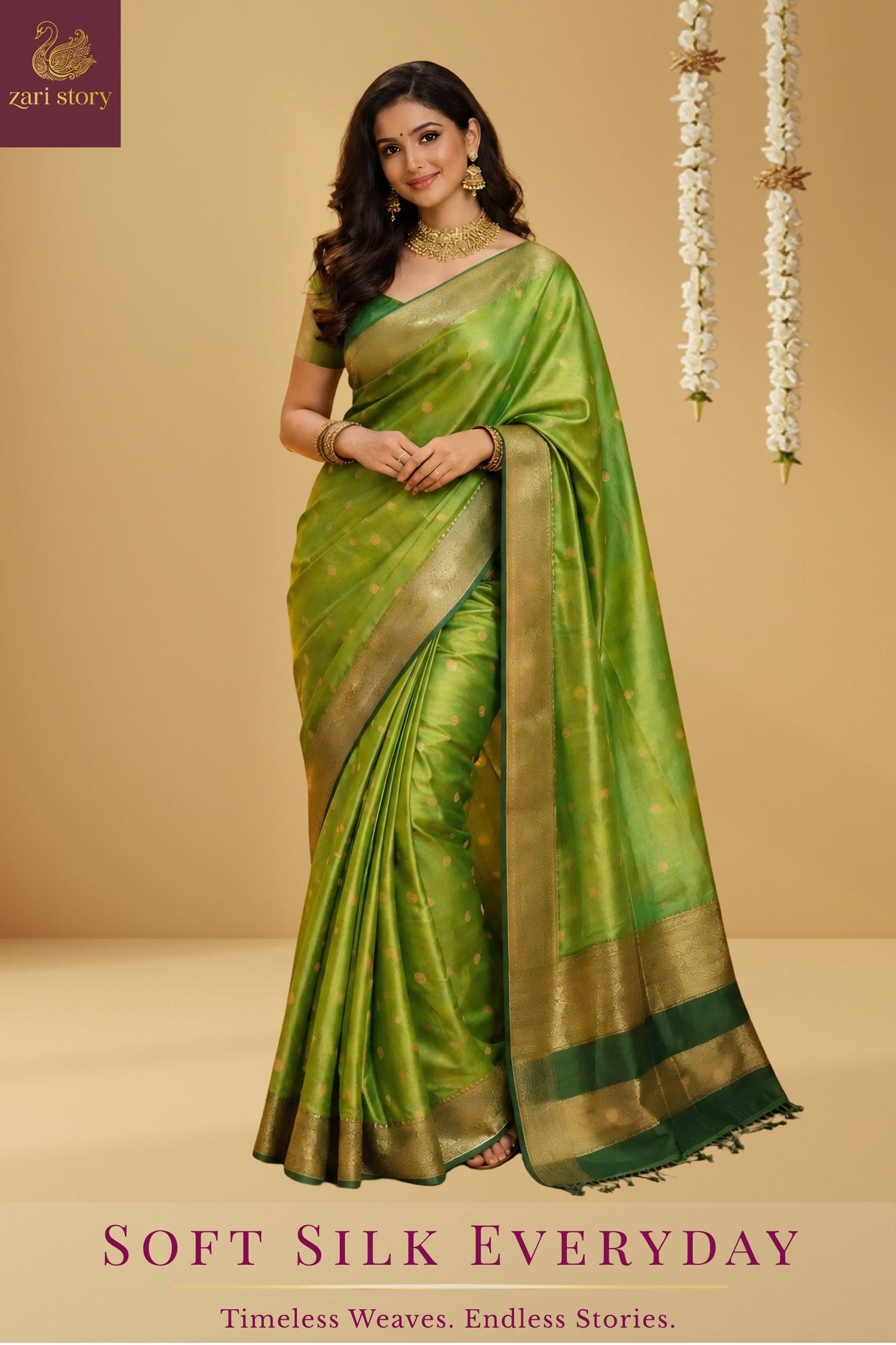 blue_banarasi_saree_lightweight_office_everyday_use