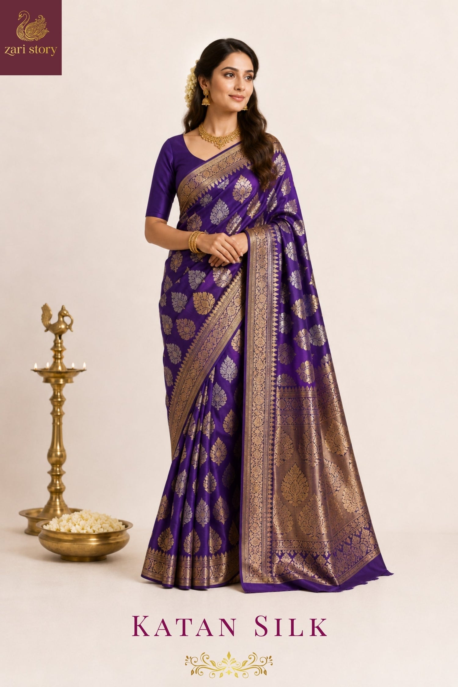 👑 KATAN SILK BANARASI SAREES