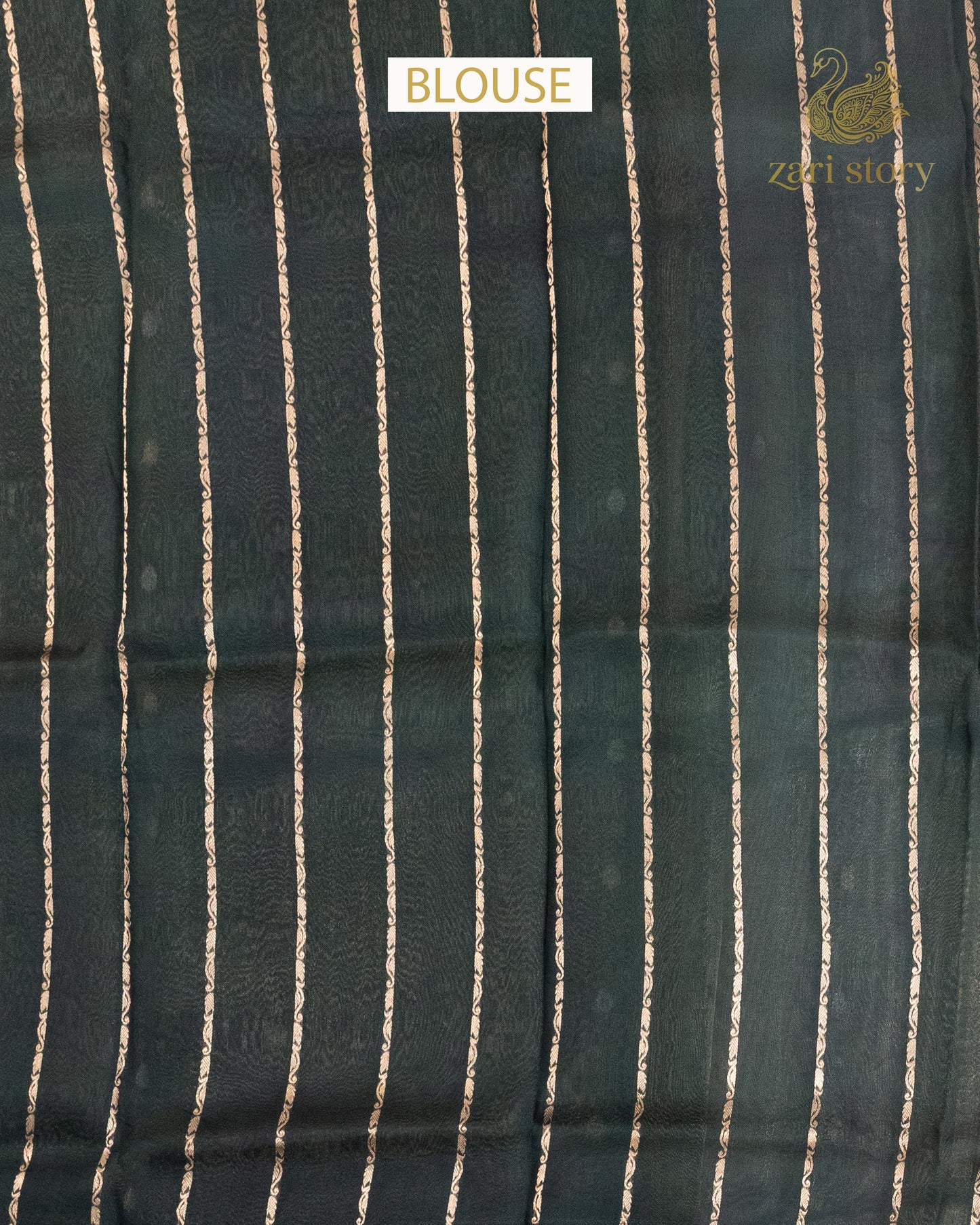 Antique Gold Butta Tissue Banarasi Saree