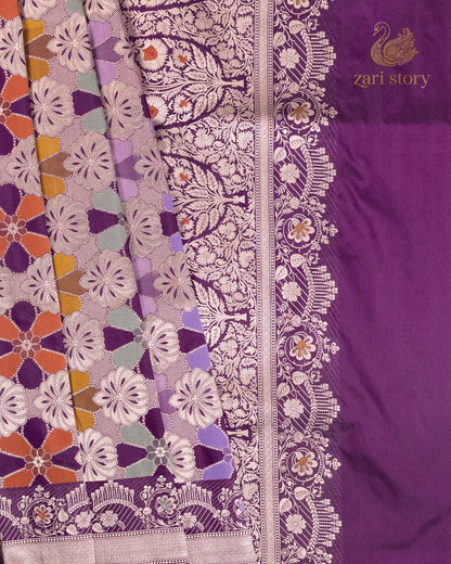 purple rangkat katan silk pure