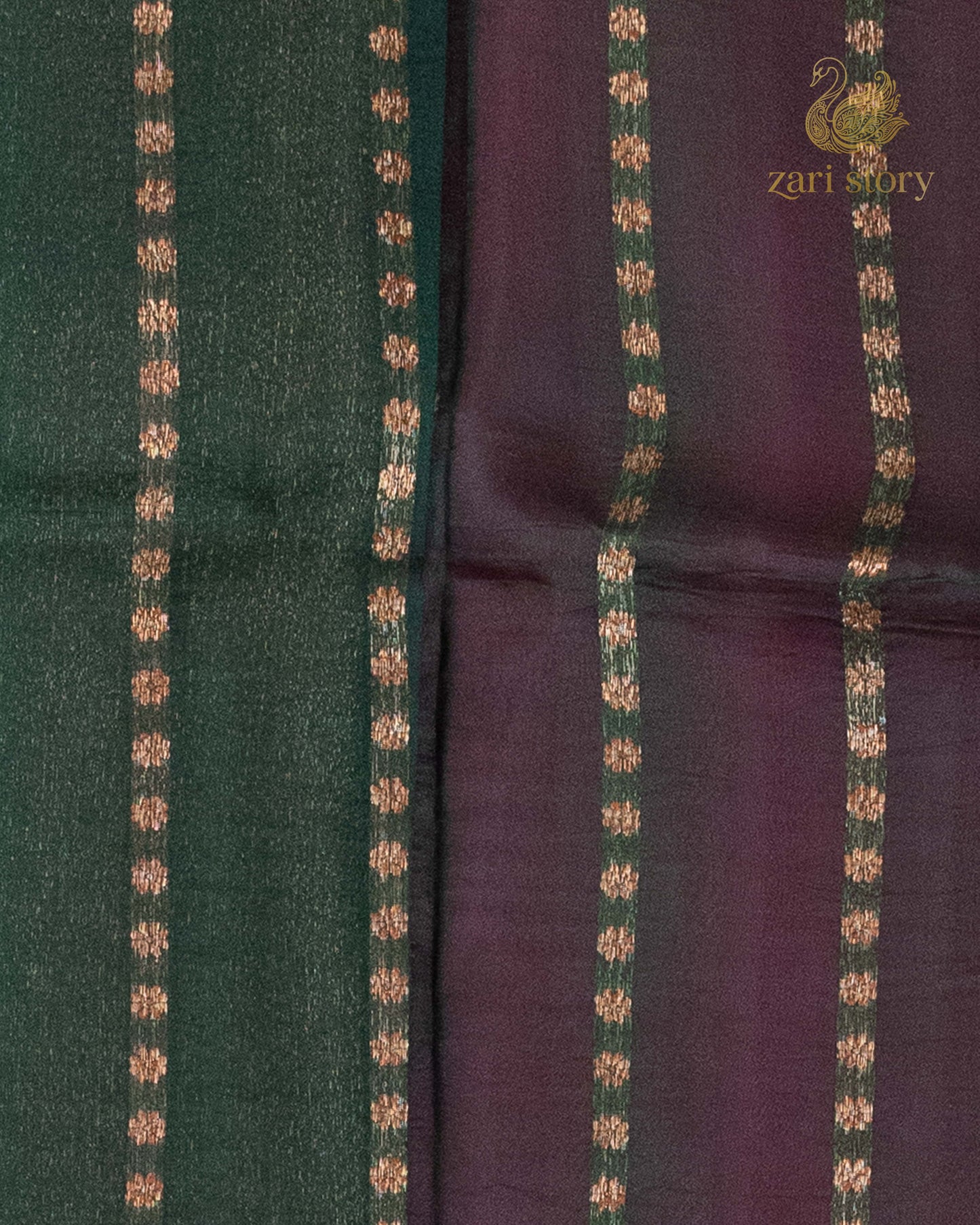 Rani Pink Butta Kora Silk Banarasi Saree