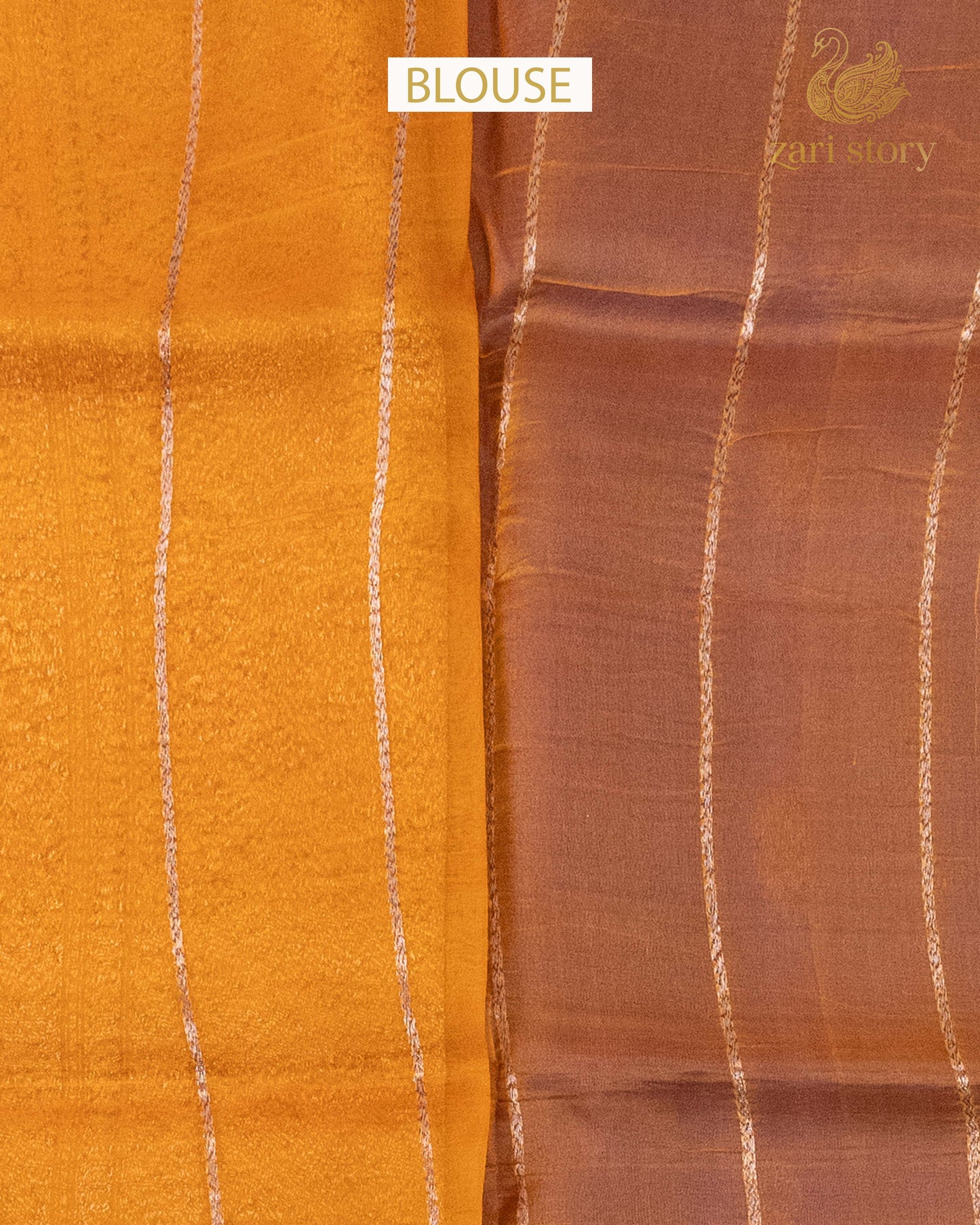 Navy Blue Butta Kora Silk Banarasi Saree