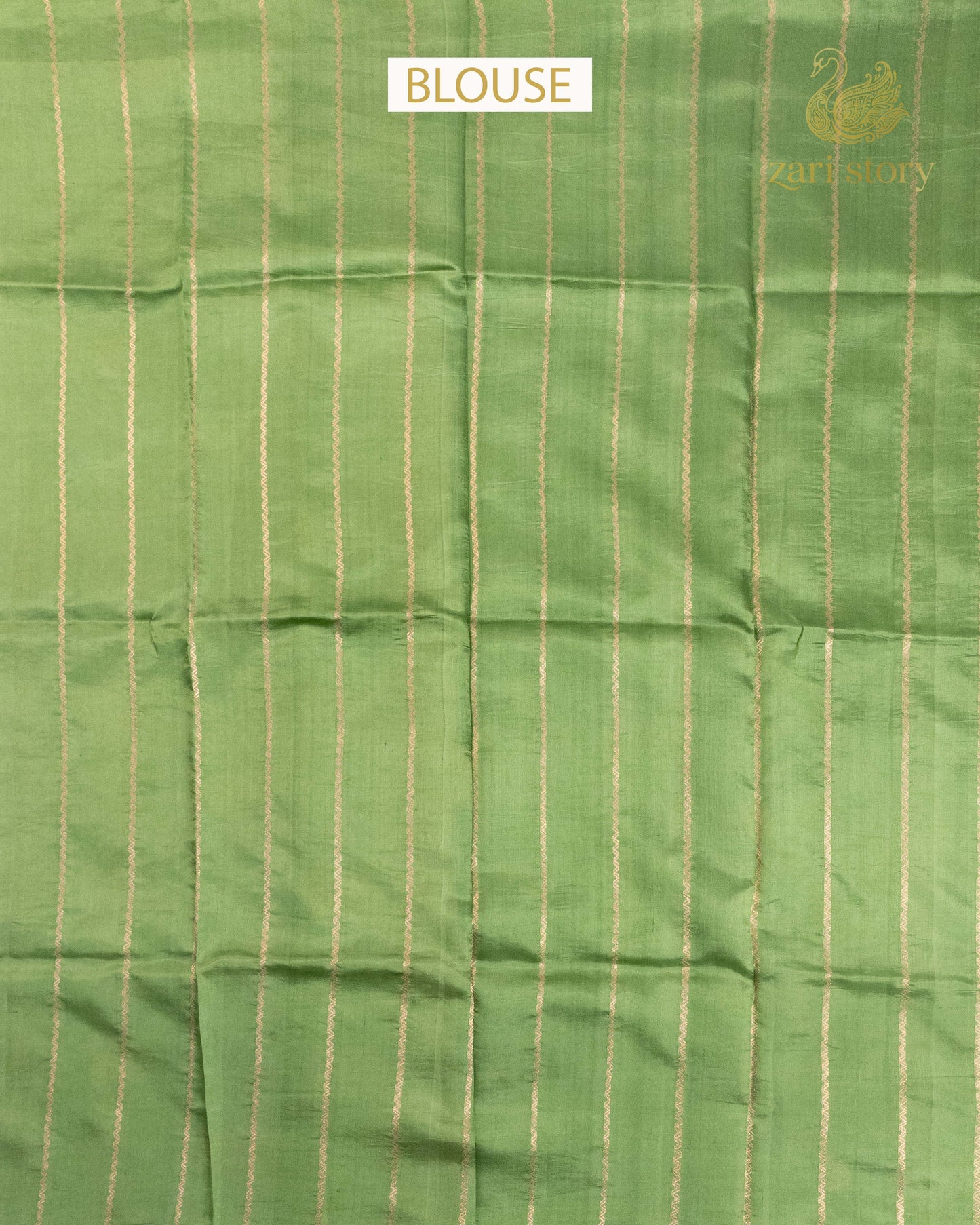 Pista Green Rangkat Mango Banarasi Saree