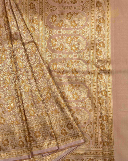 pink jamawar mashru pure