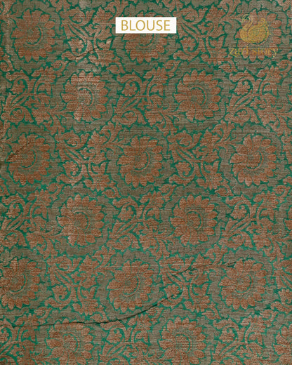 Ivory Butta Mulberry Silk Banarasi Saree