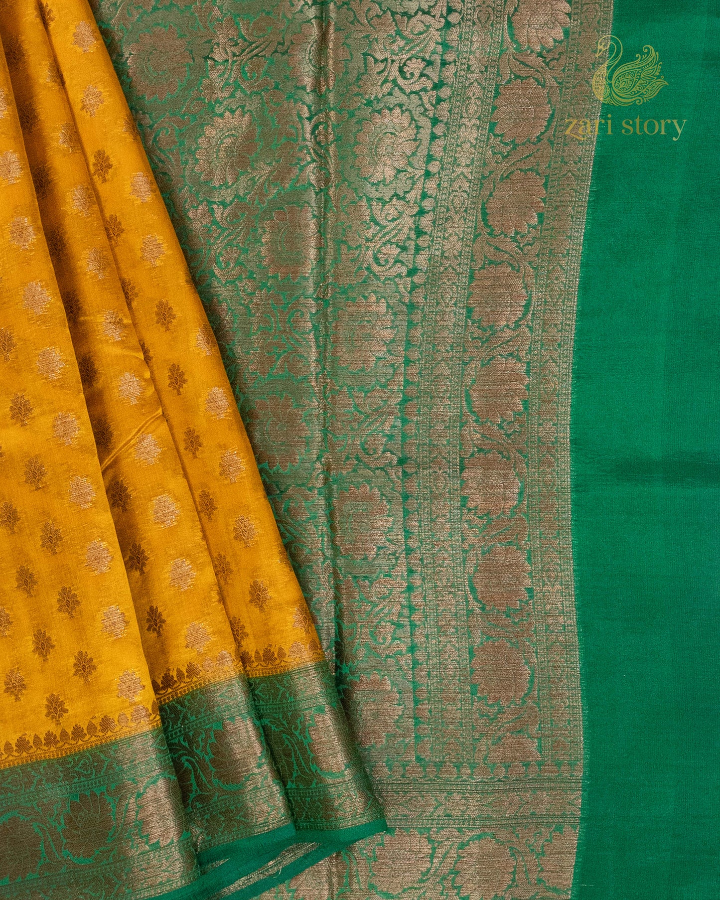 yellow butta mulberry silk pure