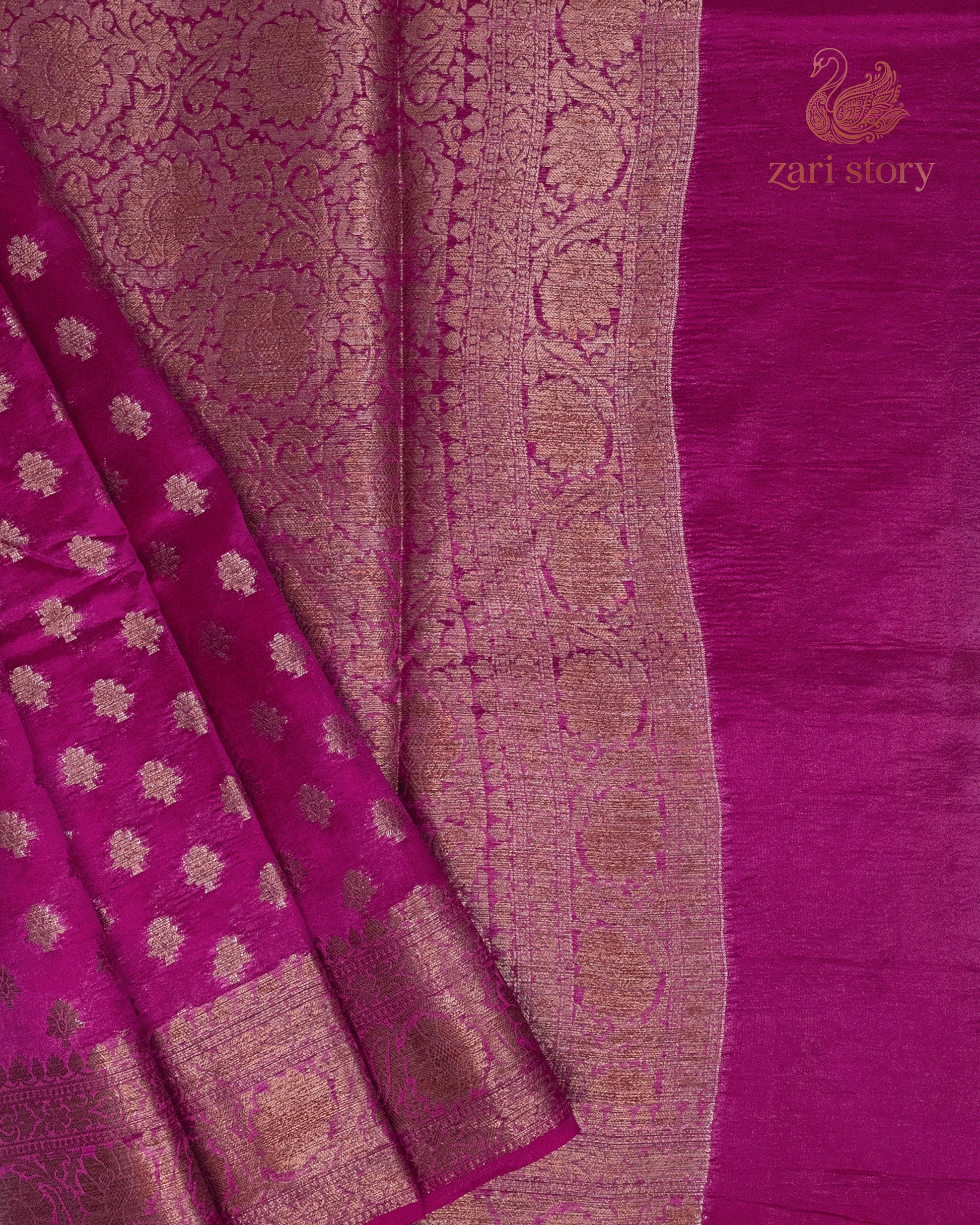pink butta mulberry silk pure