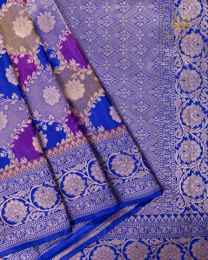 blue rangkat katan silk pure