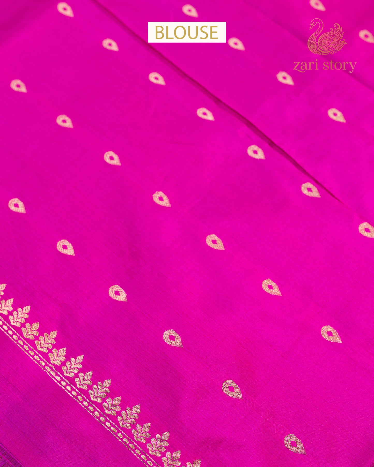 Magenta Meenakari Katan Silk Banarasi Saree