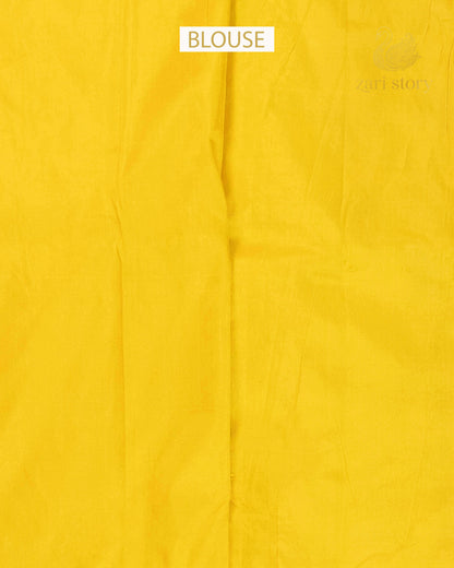 Ivory Jaal Katan Silk Banarasi Saree