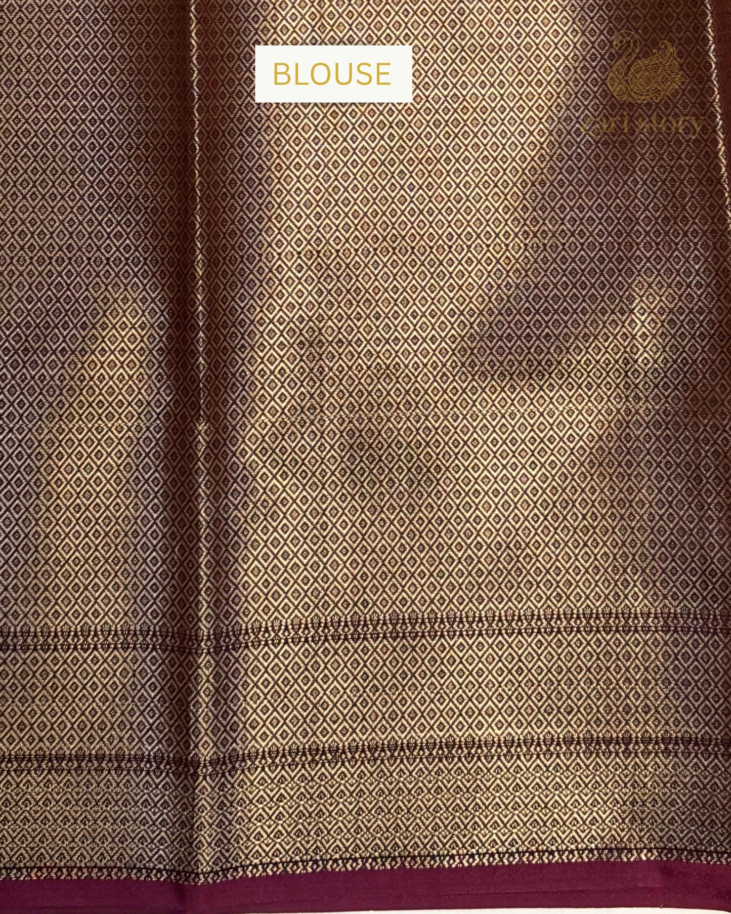 Maroon Meenakari Katan Silk Banarasi Saree