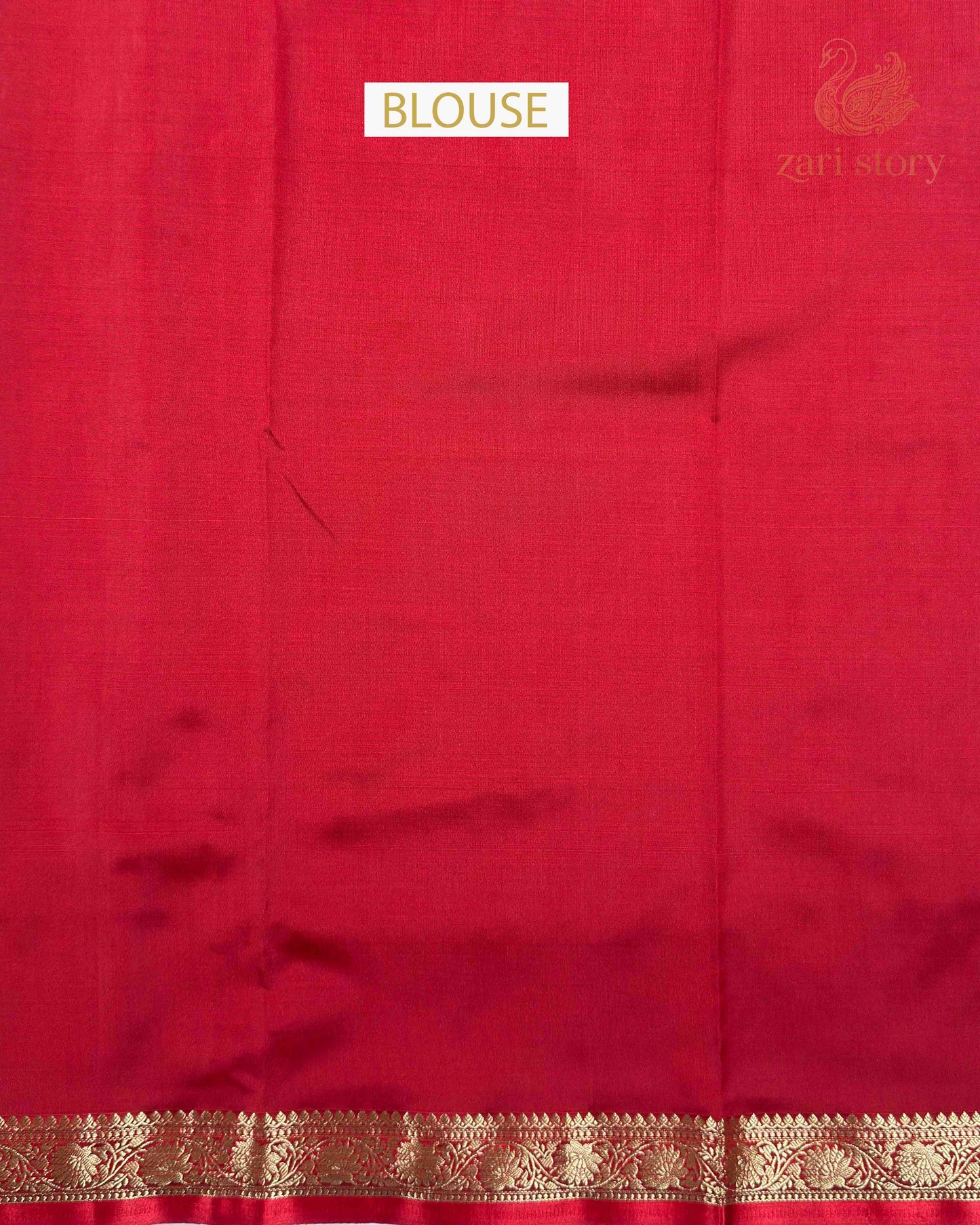 Olive Green Butta Soft Silk Banarasi Saree
