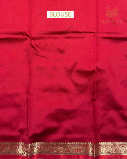 Orchid Purple Butta Soft Silk Banarasi Saree