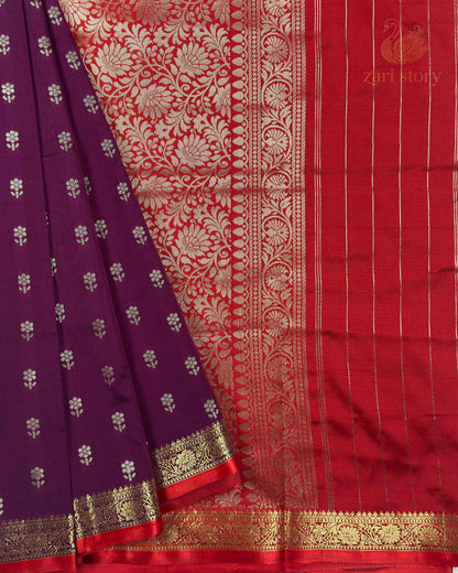 purple butta soft silk semi