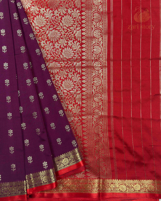 purple butta soft silk semi