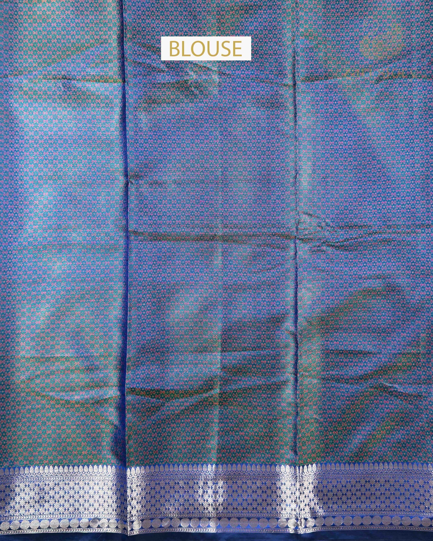 Royal Blue Tilfi Soft Silk Banarasi Saree