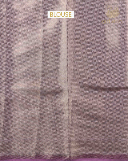 Pink Multicolour Floral Soft Silk Banarasi Saree