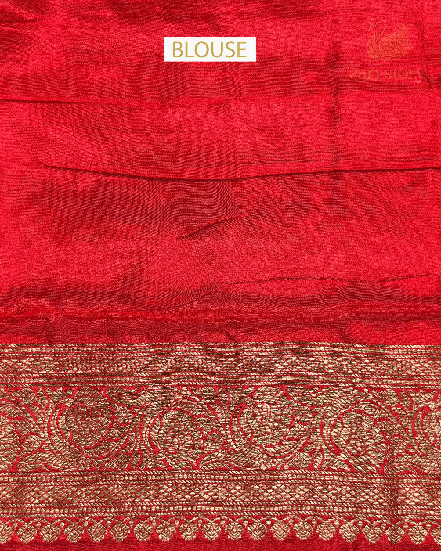 Jet Black Butta Crepe Banarasi Saree